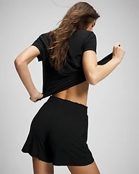 Long Pajama Shorts