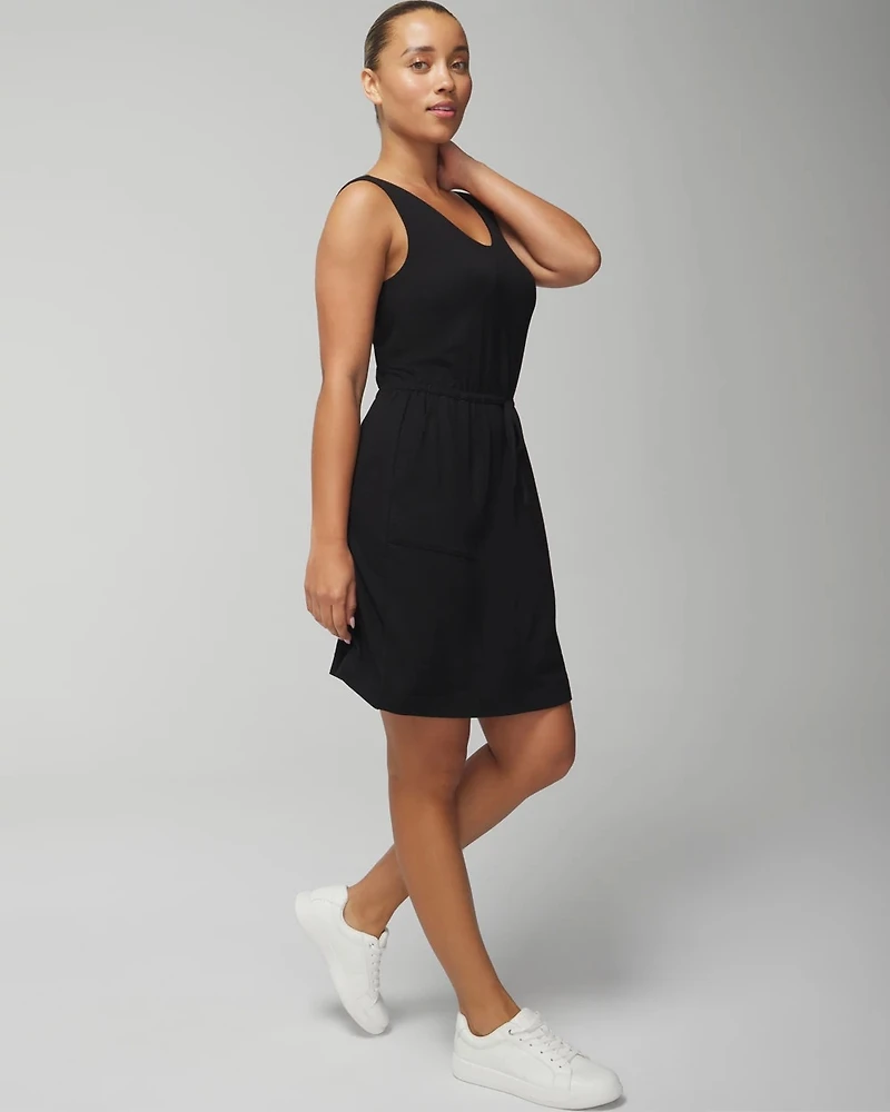 V-Neck Sneaker Dress