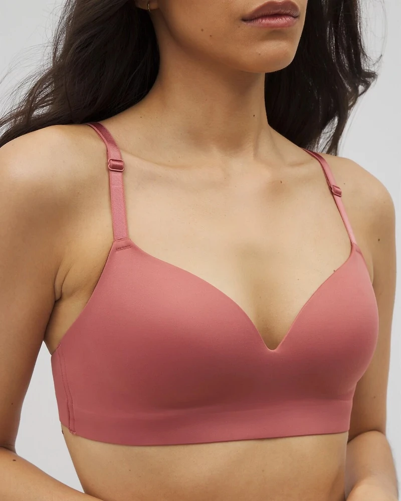 Luxe Wireless Bra with Lace Back