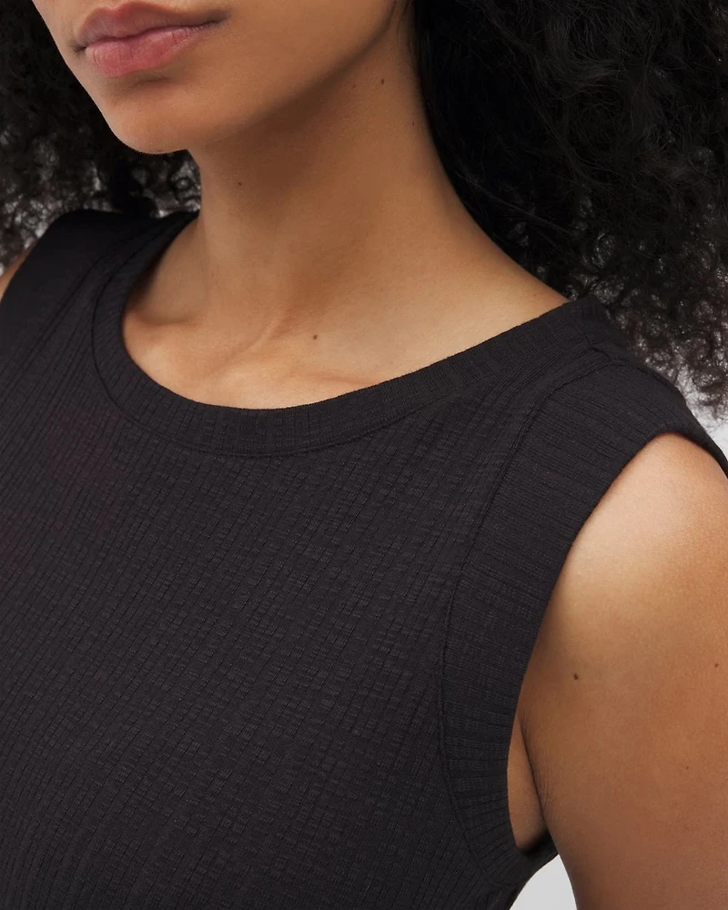 Rib Lounge Short Dress