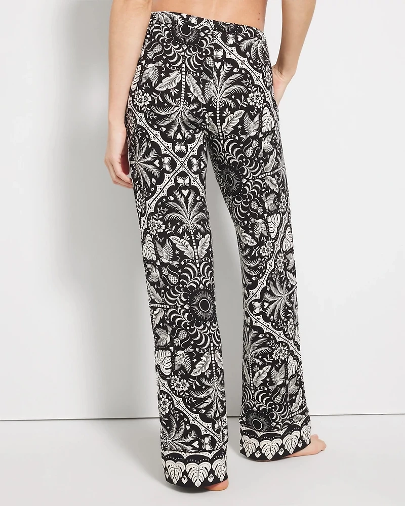 Printed Pajama Pants
