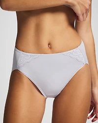 High-Leg Brief Panty with Lace