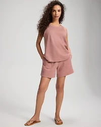 Slub French Terry Relaxed Shorts