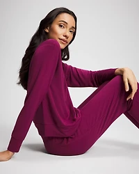 Long-Sleeve Pajama Top