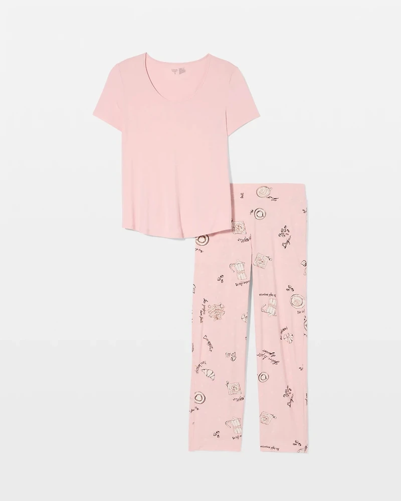 Short Sleeve + Pant Pajama Set