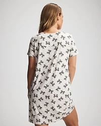 Short Sleeve Scoop Neck Sleepshirt