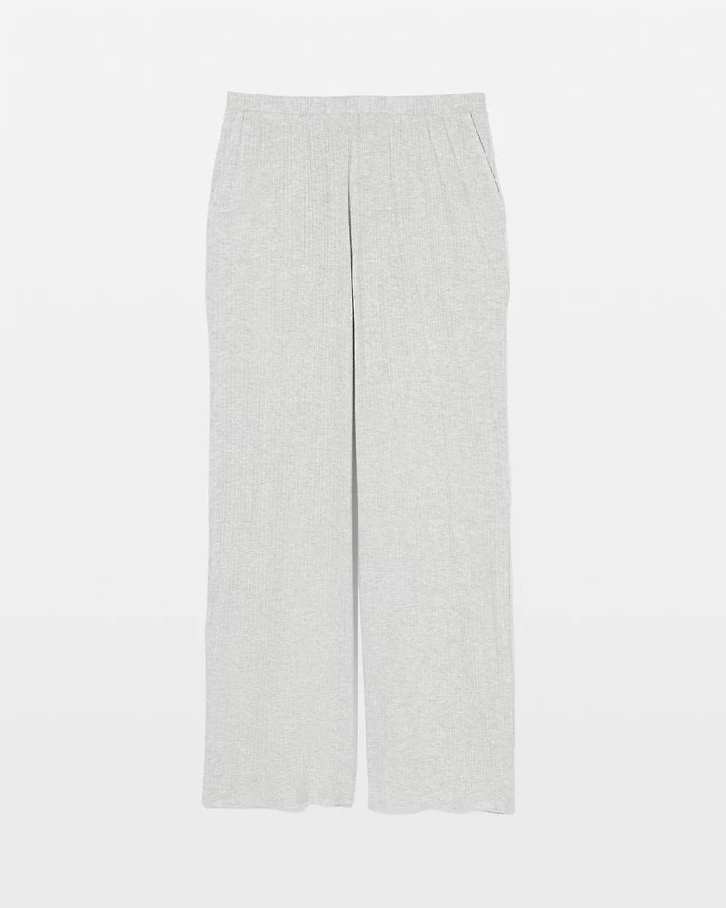 Pointelle Wide Leg Pajama Pant
