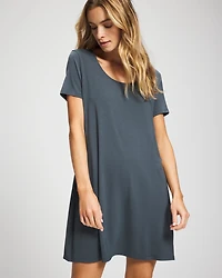 Short Sleeve Scoop Neck Sleepshirt