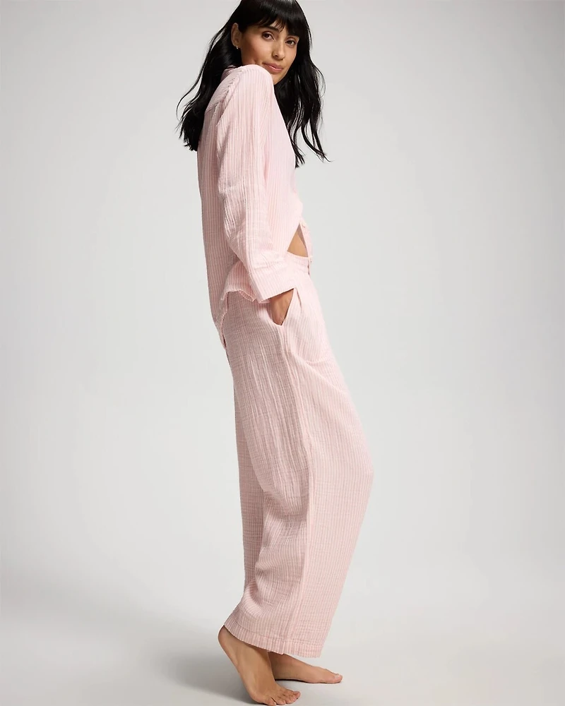 Cotton Gauze Pajama Pant