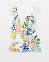 Smocked Ruffle Pajama Cami