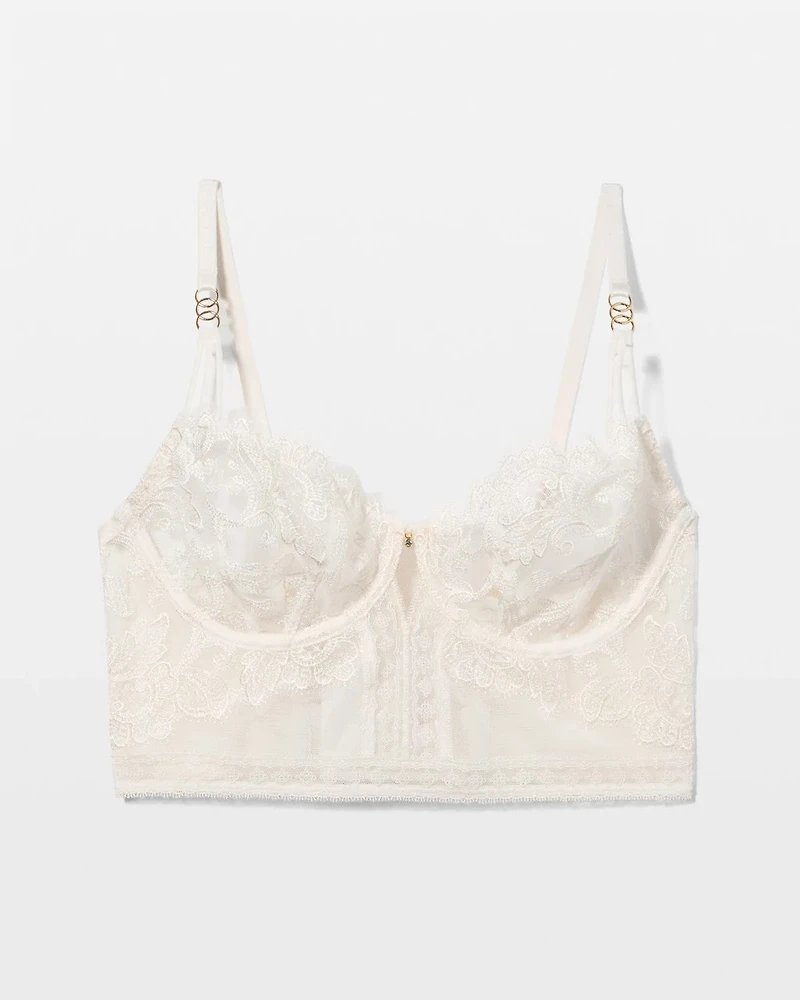 Ethereal Embroidery Unlined Bustier