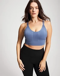 Seamless Bra With Strappy Back