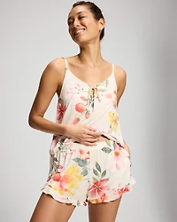 Ruffle Pajama Shorts