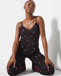 Lace Trim Pajama Cami