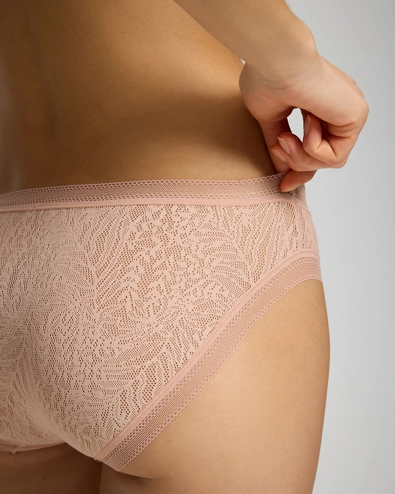 Soma Bikini Panty with Stretch Lace