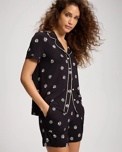 Long Pajama Shorts