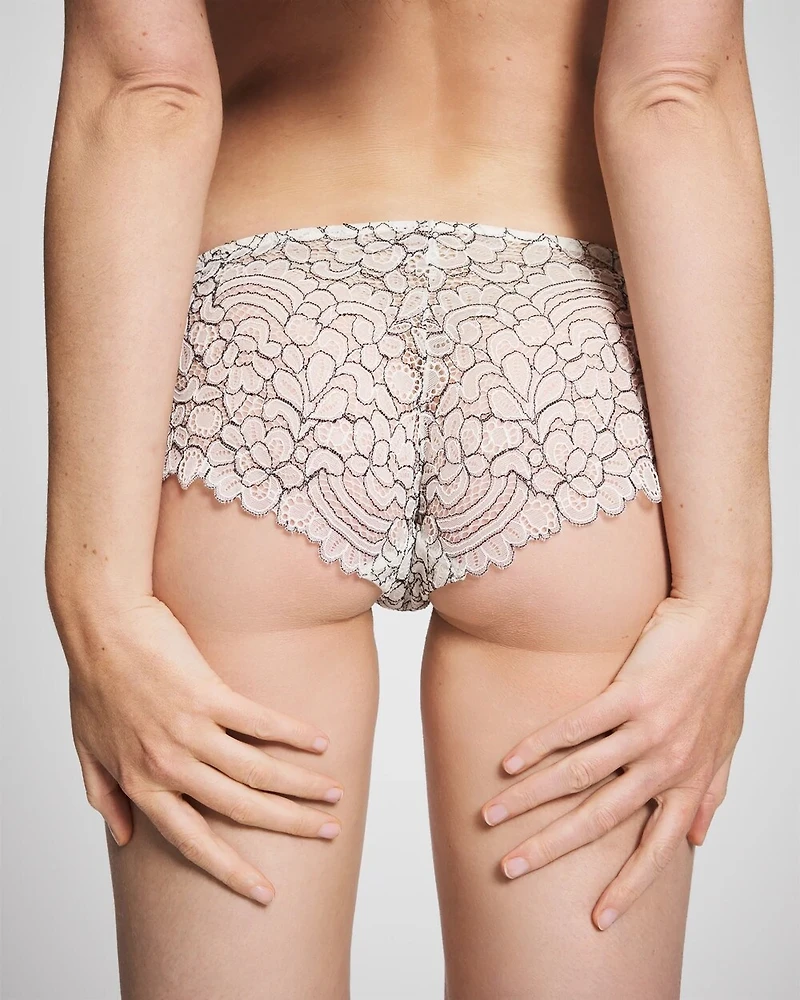 Corded Lace Cheeky Hipster Panty