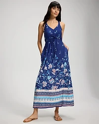 Twist-Front Maxi Bra Dress