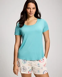 Short Sleeve and Pajama Set