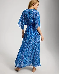 Bleu Rod Beattie Meet Me in Sorrento Chiffon Cover Up Dress
