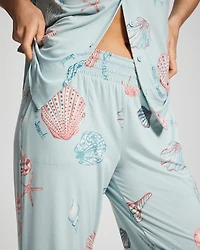 Cropped Pajama Pants