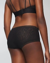 Soma Boyshort Panty with Stretch Lace