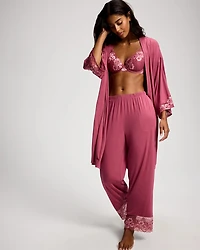 Romantic Lace Ankle Pajama Pants