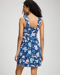 Shirred Bodice Short Bra Dress