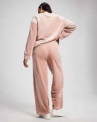 Velour Straight Leg Pants