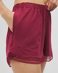 Geo Lace Pajama Short