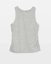 Shirred Side Pajama Tank