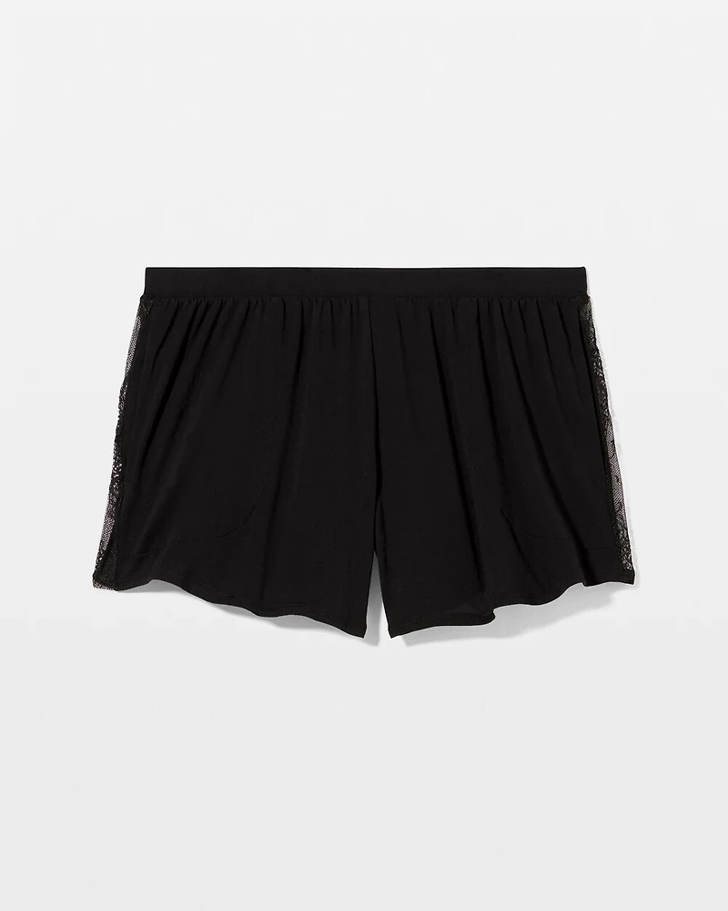 Lace Relaxed Pajama Short