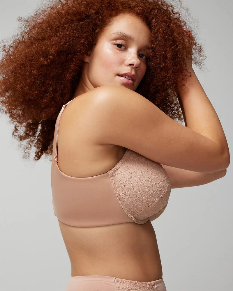 Push-up Plunge Bra with Lace