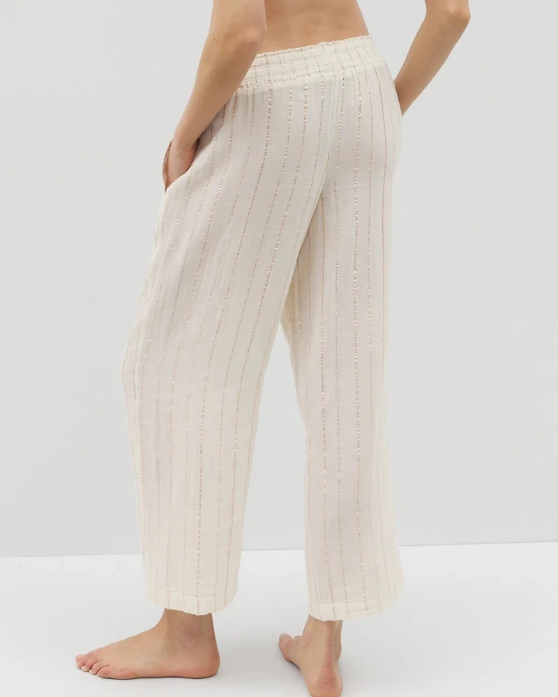 Cotton Gauze Pajama Pant