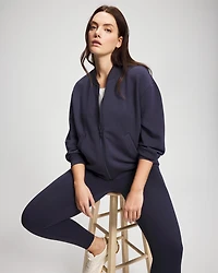 Modern Modal Bomber Jacket