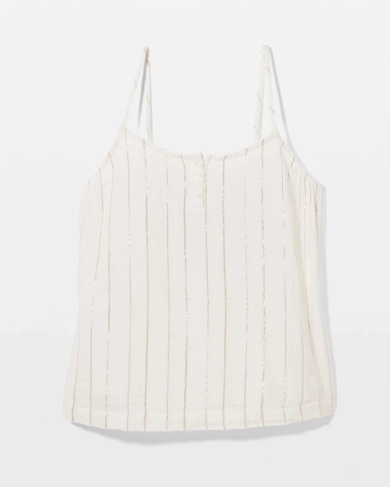Cotton Gauze Pajama Cami