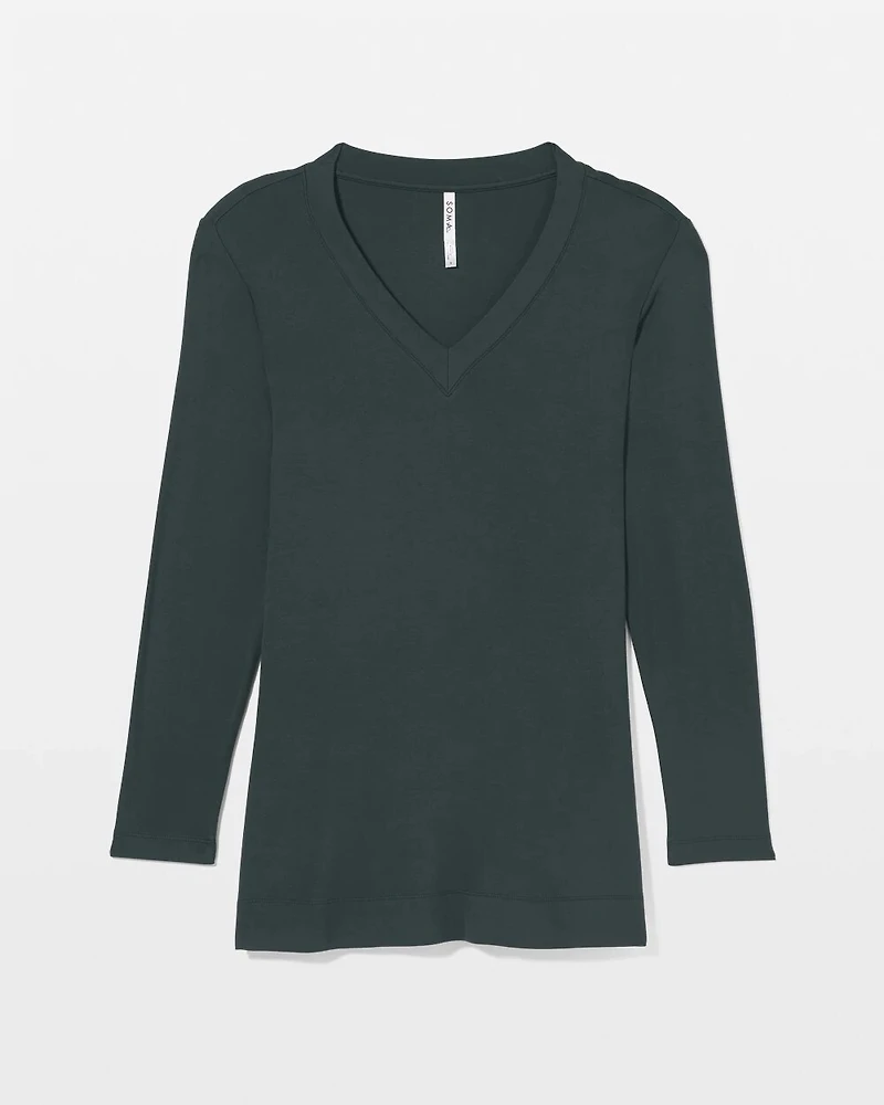 Long-Sleeve Pajama Tunic