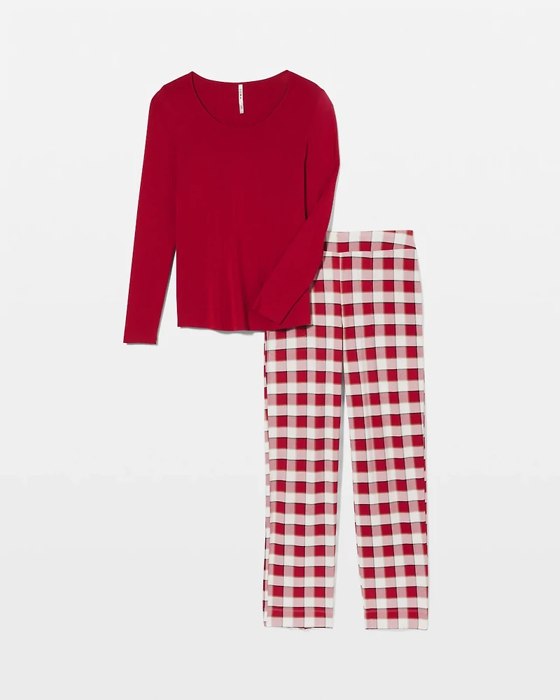 Packaged Long-Sleeve Pant Pajama Set