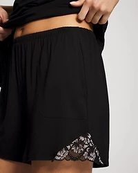 Lace Trim Shorts