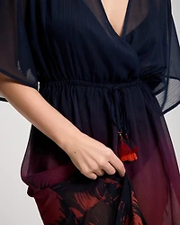Bleu Rod Beattie La Caleta Sunset Chiffon Cover-Up Dress