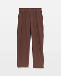 Textured Stripe Relaxed Barrel Pants