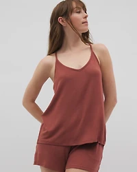 Lightweight Rib Knit Pajama Cami