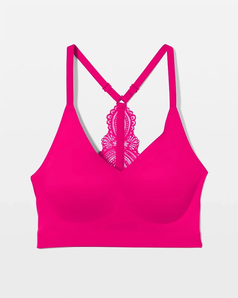 Racerback Bralette with Lace Back