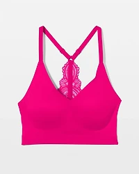 Racerback Bralette with Lace Back