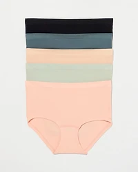 Rib Boyshort Panty 5 Pack