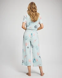 Cropped Pajama Pants