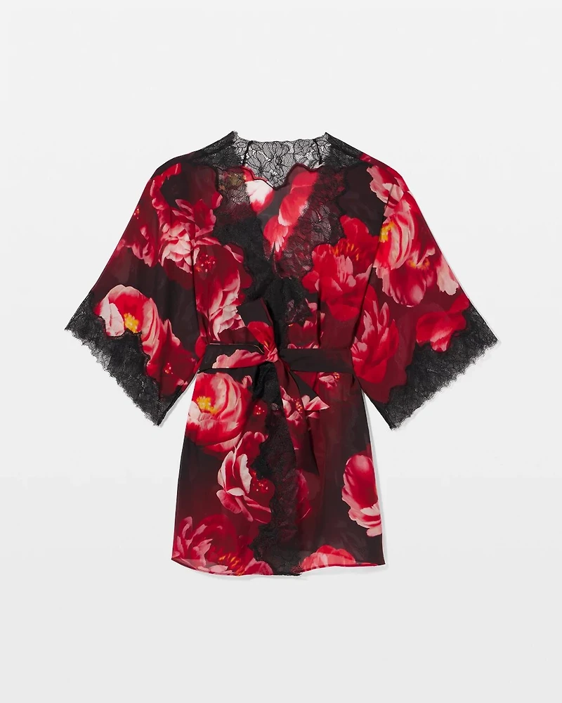Silk Chiffon Robe