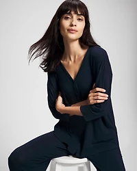 Button-Up Pajama Top