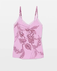 Lace Trim Pajama Cami