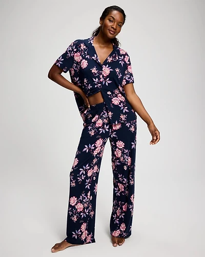 Printed Pajama Pants